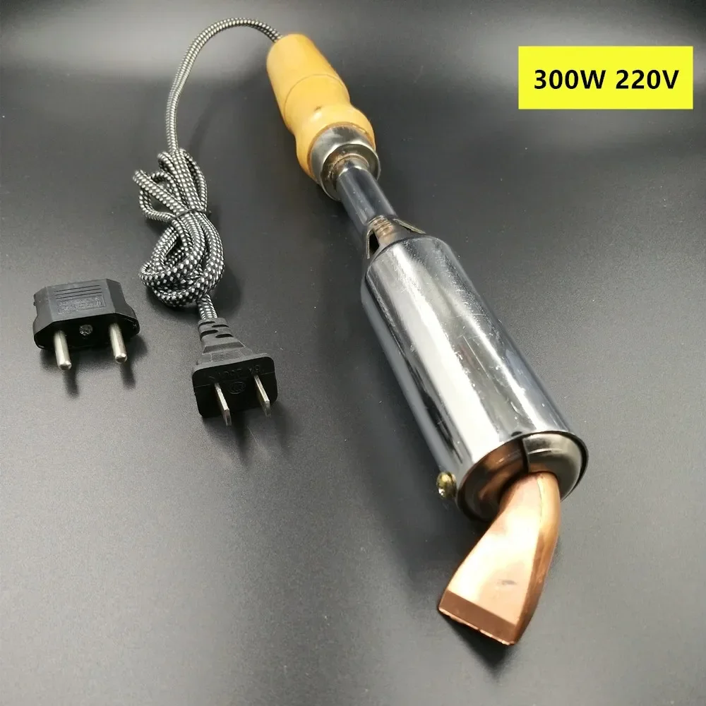 220V Heavy Duty Electric Soldering Iron 50W 75W 100W 150WHigh Power Soldering Iron Chisel Tip Wood Handle FreeShip