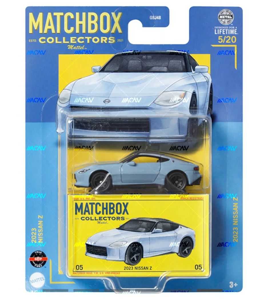 Original Mattel Matchbox Collectors Car Metal Diecast GBJ48 Ford Bugatti Divo Set Vehicle Model Toys for Boys Birthday Fun Gift