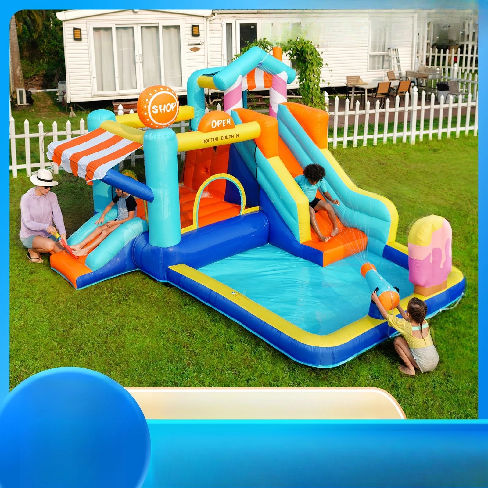 

Children's Home Bouncy Castle Water Slide Children's Party Bouncy Castle