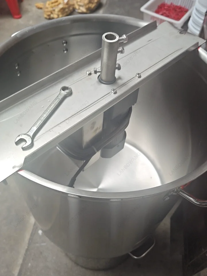 Automatic Hot Pot Frying Machine Small Mixer For Jam Sauce Chili Deep Frying And Stir Frying Processing Equipment