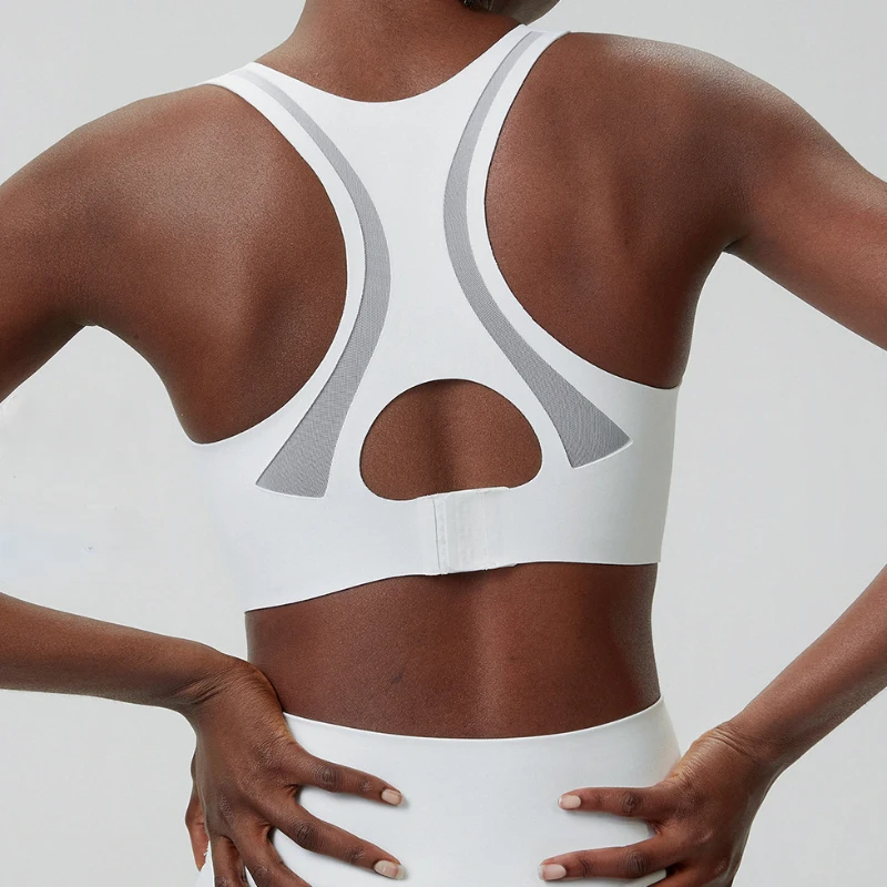 SharpStar Shockproof Workout Gym Bra High Support Seamless Sports Running Bra Breathable Yoga Pilate Bra