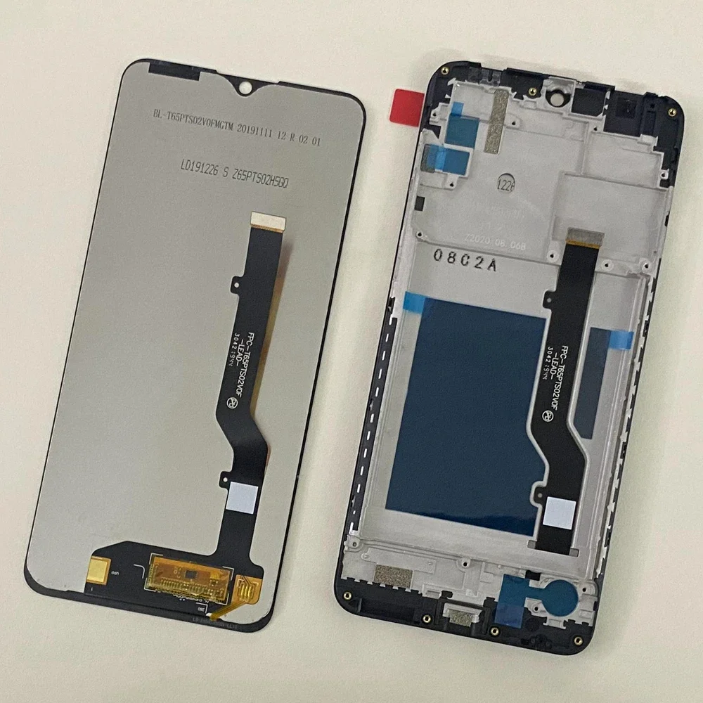 Oryginalny wyświetlacz LCD do ZTE Blade A7s 2020 A7020 A7020RU Wyświetlacz LCD Ekran dotykowy Digitizer Do ZTE BLADE A7S 2020 LCD z ramką