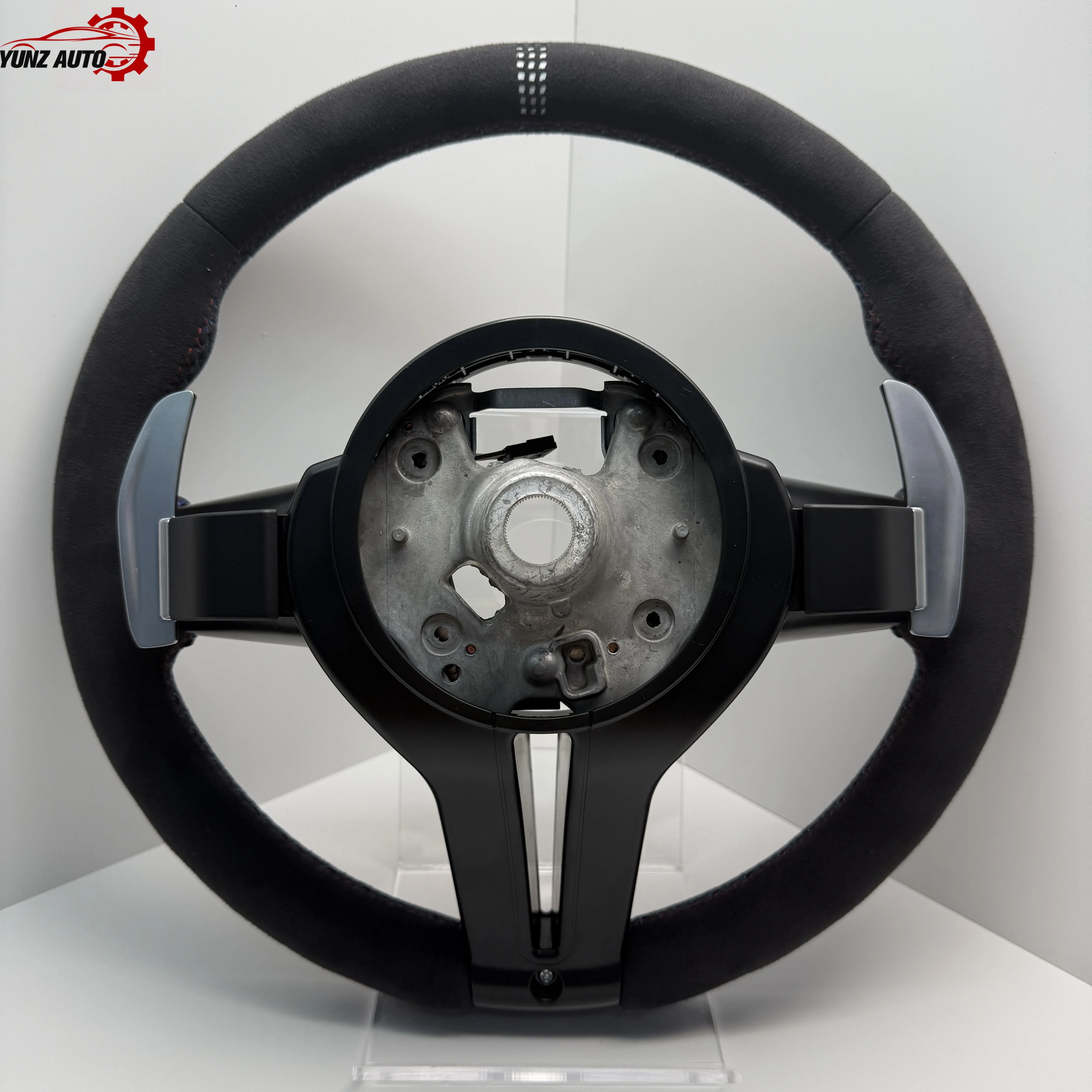 Custom Laser CS Stripe Full A-lcantara Steering Wheel for F10 F11 F15 F16 F20 F21 F25 F30 F31 F32 F33 F34 F36 F80 F82 F87 F90