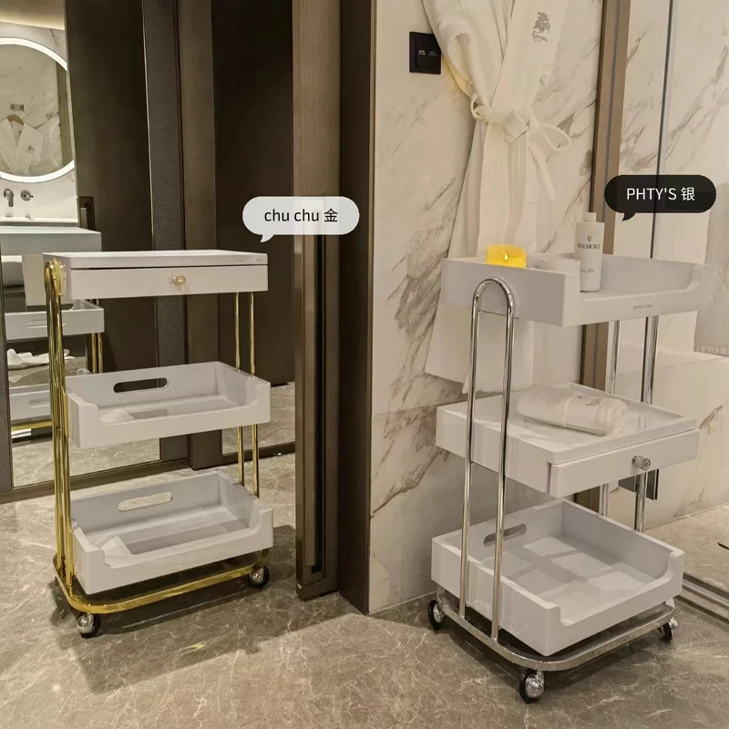 High End Small Cart Beauty Salon Dedicated Tool Car Skin Management Club Shelf