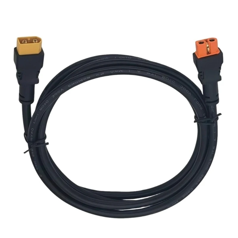 14AWG Charging Cable with Male to Female Ends, 1.5M Wire for Solar Energy Devices, Battery Storage Use, Clean Routing, and Daily