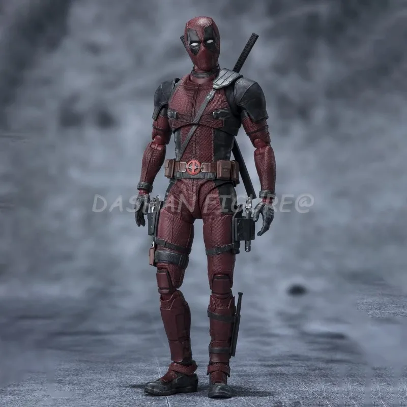 SHF Deadpool 2 Action Figure PVC Superhero Collection Doll Movable 16cm Marvel Deadpool Figurine Model Toys for Child\'s Gifts