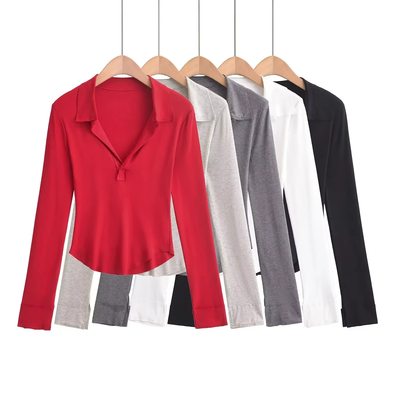 

2024 new women fashion tshirt high quality white tops for lady