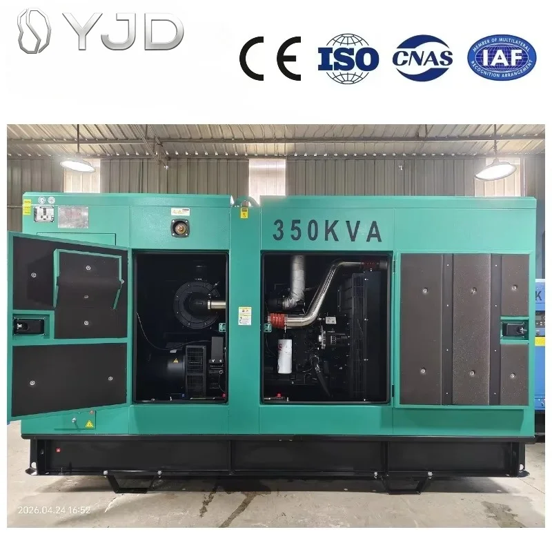 Groupe Electrogene De 280 kw 350 Kva Genset 6LTAA5.9-G1 Electric Plant 400kva 450kva 500kva Soundproof Emergency Power 3phase