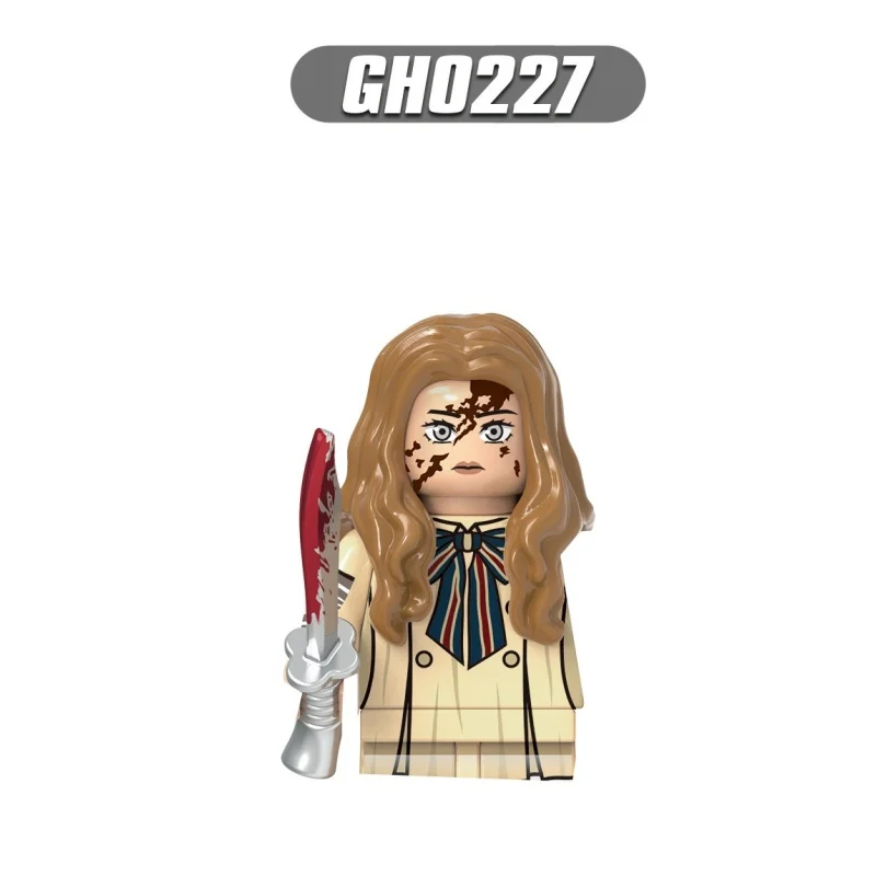 ホラー映画ハロウィンキャラクター M3gan 修道女アッシュ恐怖アクションフィギュアビルディングブロックおもちゃギフト WM6205 GH0129