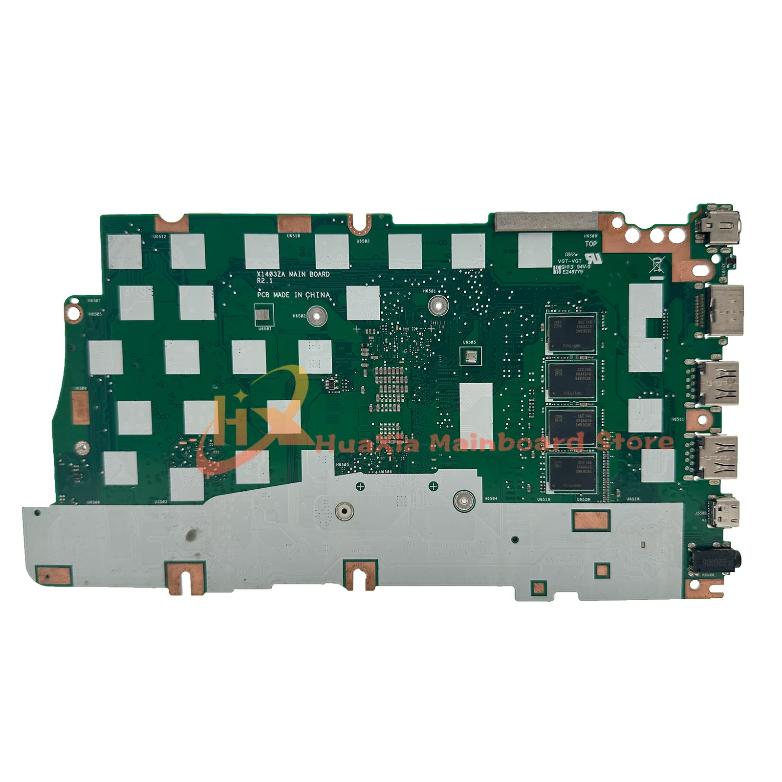 Imagem -04 - Placa-mãe para Laptop para Asus Mainboard para X1503za X1603za X1402za X1402za X1405za X1505za X1605za X1703za X1702za