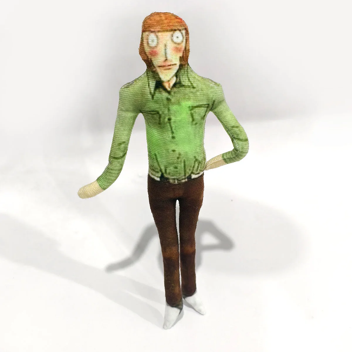 Ranfren Muñeca linda cosplay abstracta sin bordes blancos, esqueleto de alambre de hierro, estilo muñeca, periferia de juego de anime