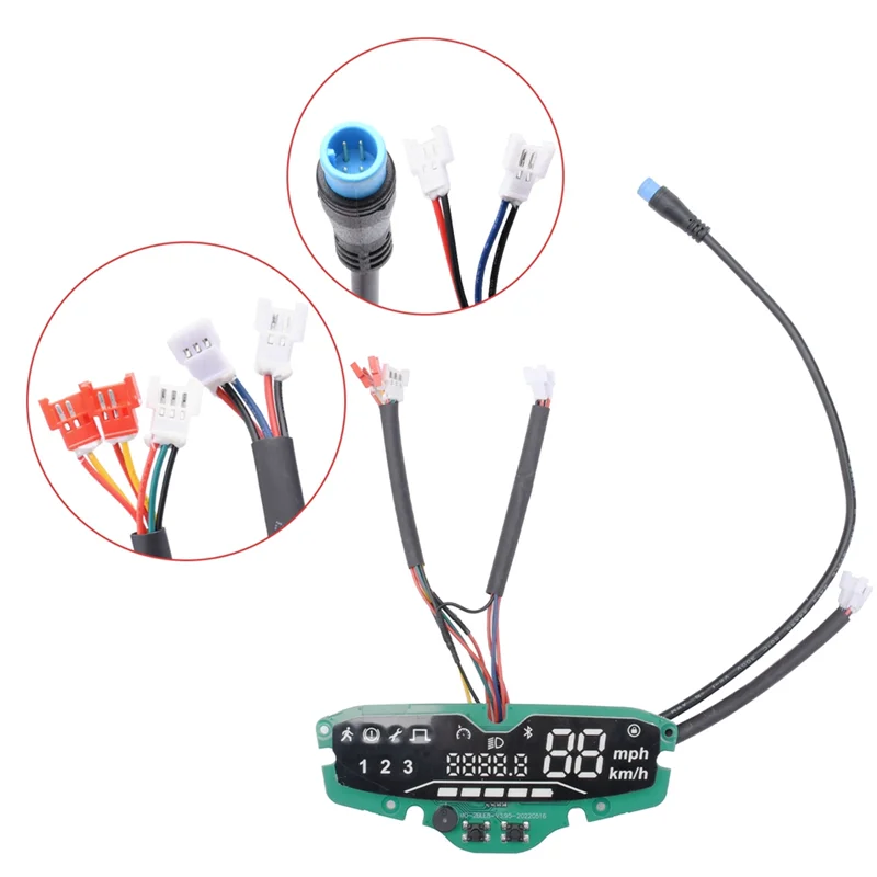 Комплект контроллера электрического скутера ABLL-48V 18A, металлический корпус, стабильное управление скоростью, четкий дисплей для электрического скутера Smartgyr Dura