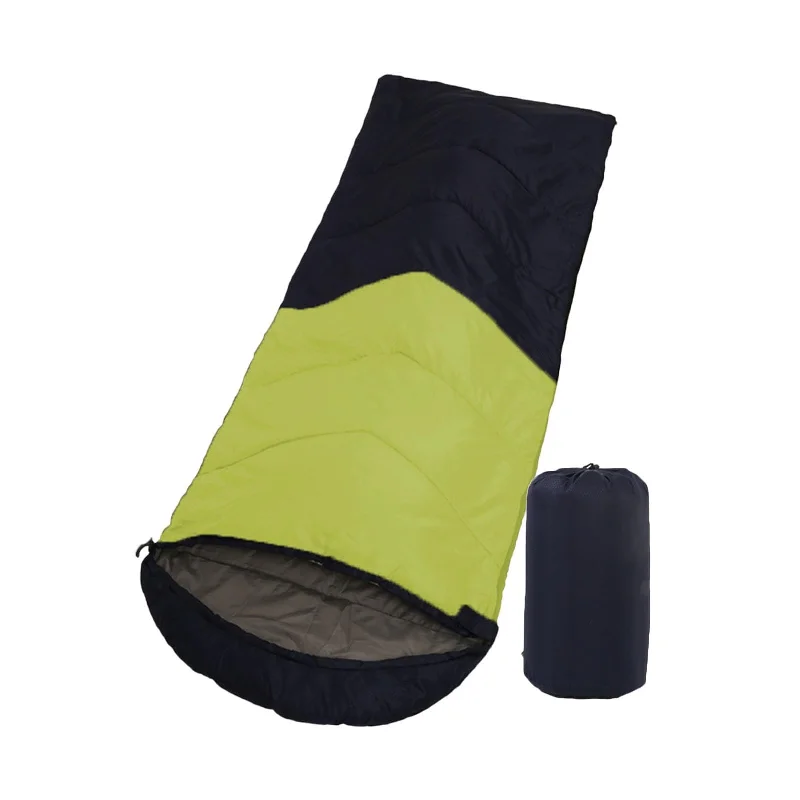Unisex Comfortable Cotton Filled Summer Sleeping Bag Waterproof Polyester Standard Length for Adults Children for Cold Weather