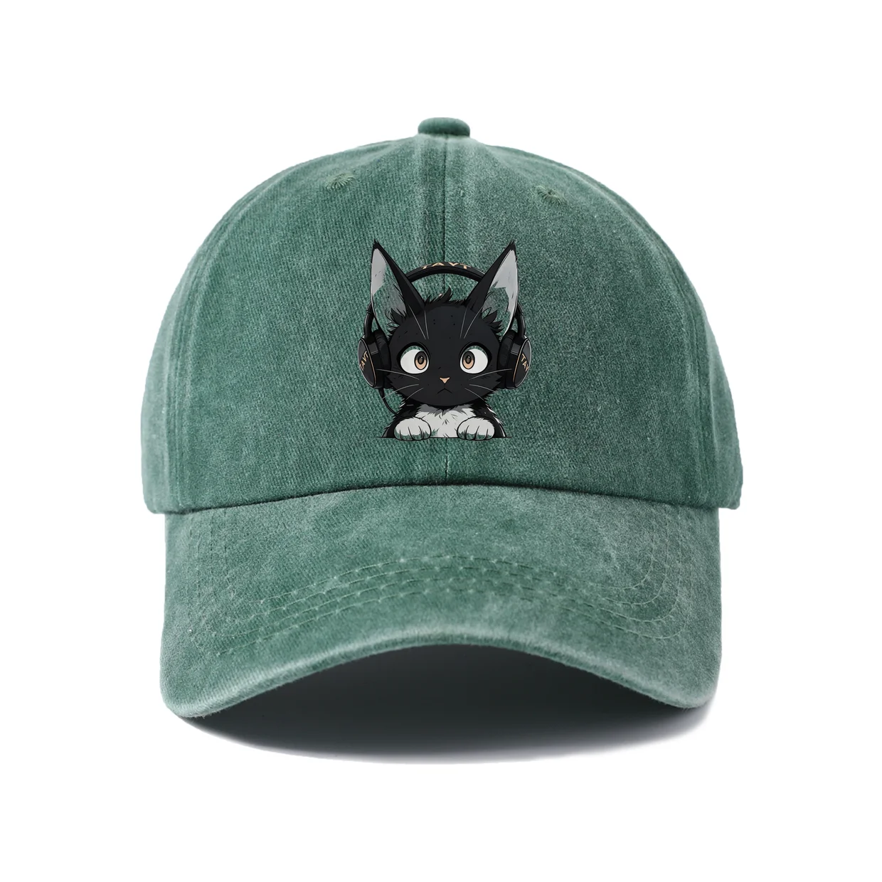 Family Faith and Lifestyle Art Graphic Vintage Washed Baseball Cap, Adjustable Unisex Dad Hat for Men and Women