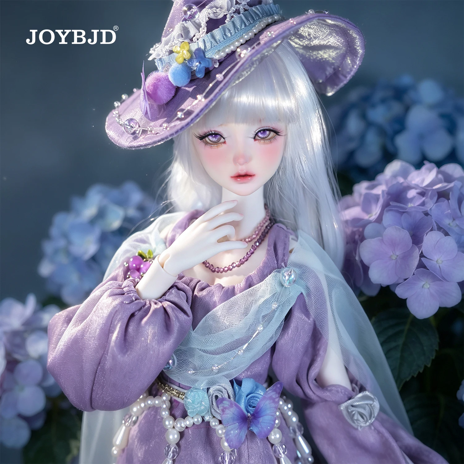 JOYBJD 1/4 Cali Fullset F Resin Toy Ball Jointed Doll – Forest Magic Witch with Muxi Body and Witch Hat Accessory