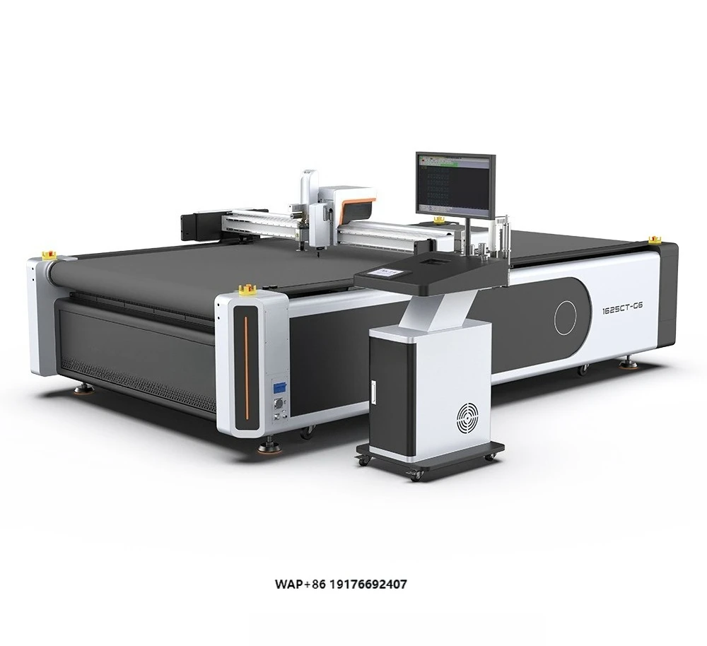 AOL1625 Cnc Cutter for Foam  Rubber Carbon Fiber Prepreg Epoxy Sheet Soundproof Board With Pneumatic Knife  Milling Knife Tool