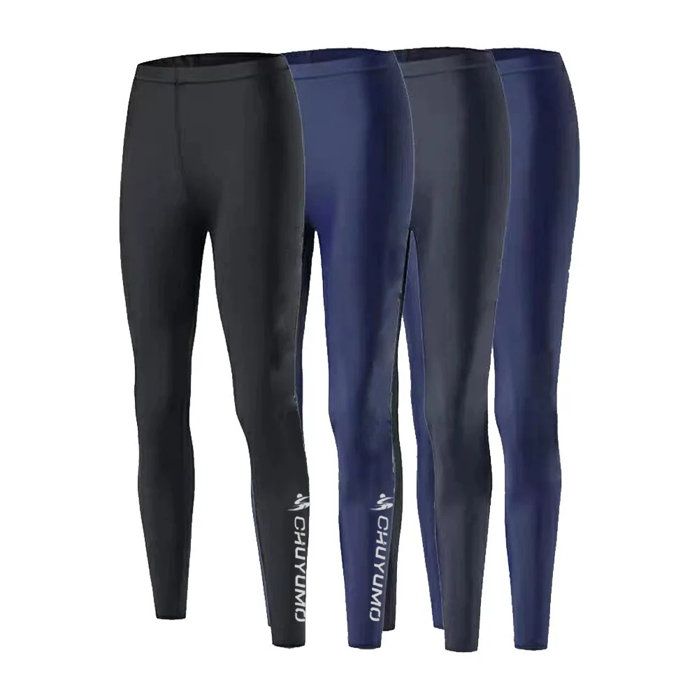 Lycra Anti-Jellyfish Maiô Calças dos homens, Proteção solar, UV, Mergulho, Snorkeling, Rash Guard, Legging Fitness, Surf, Praia, Praia