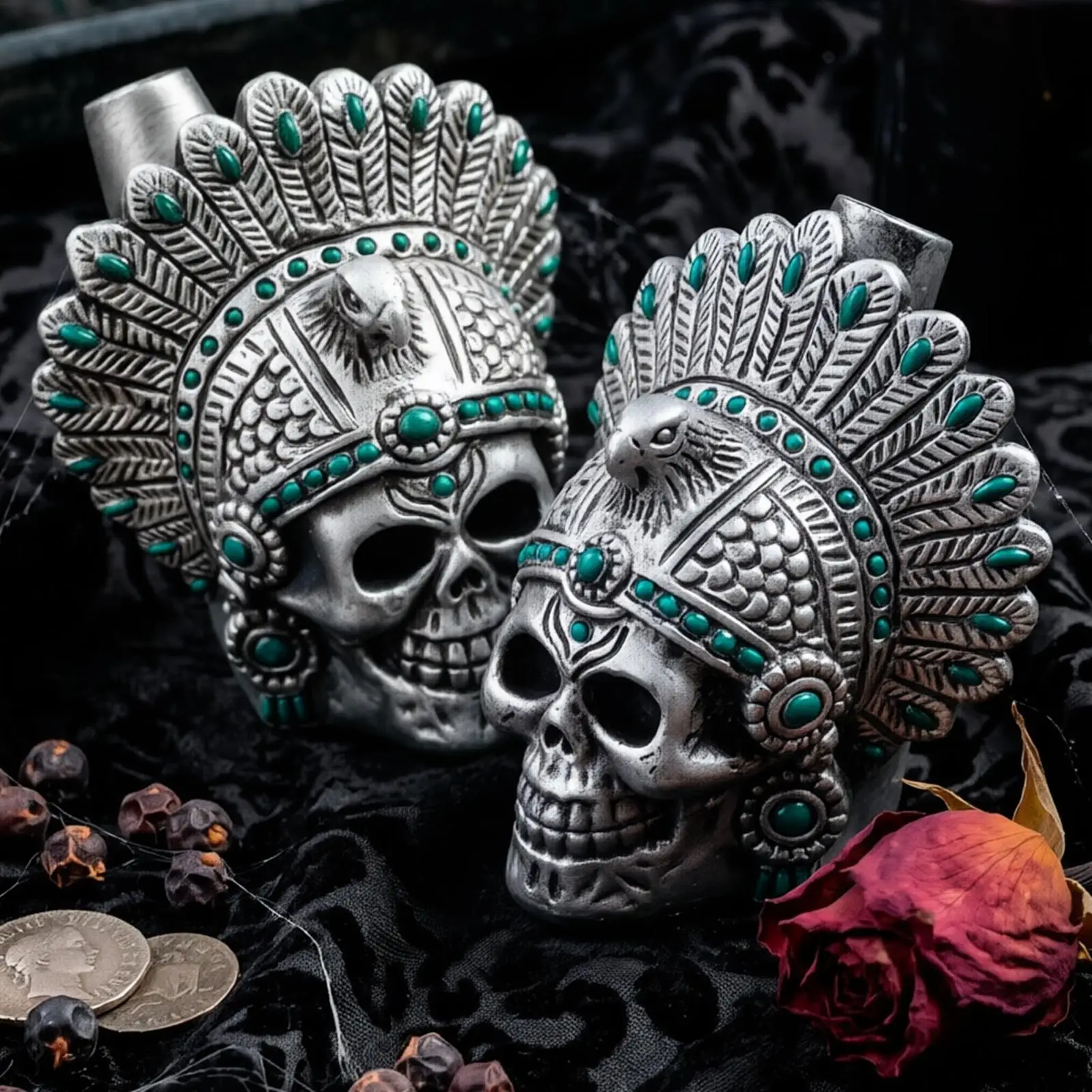 Death Whistle Skull Stress Relief Tabletop Decor Strange Whistle Prank Toy For Women Men Collectors Sound Artist Cosplayer