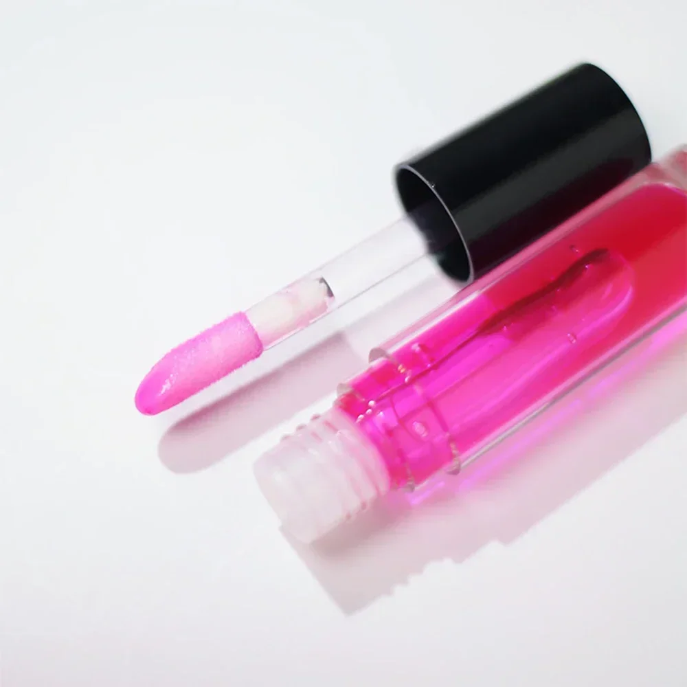 Private Label 5ml Lip Gloss Custom Logo Pigment Long Lasting Glossy Non-stick Non-fade Waterproof Makeup Wholesale Cruelty Free