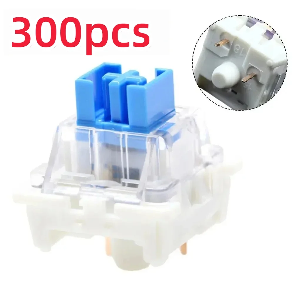 10/50/100/300pcs Keyboard Switch Keyboard Clicker Key Replacement 3 Pin Tactile Switch Plastic For Replacement Accessories