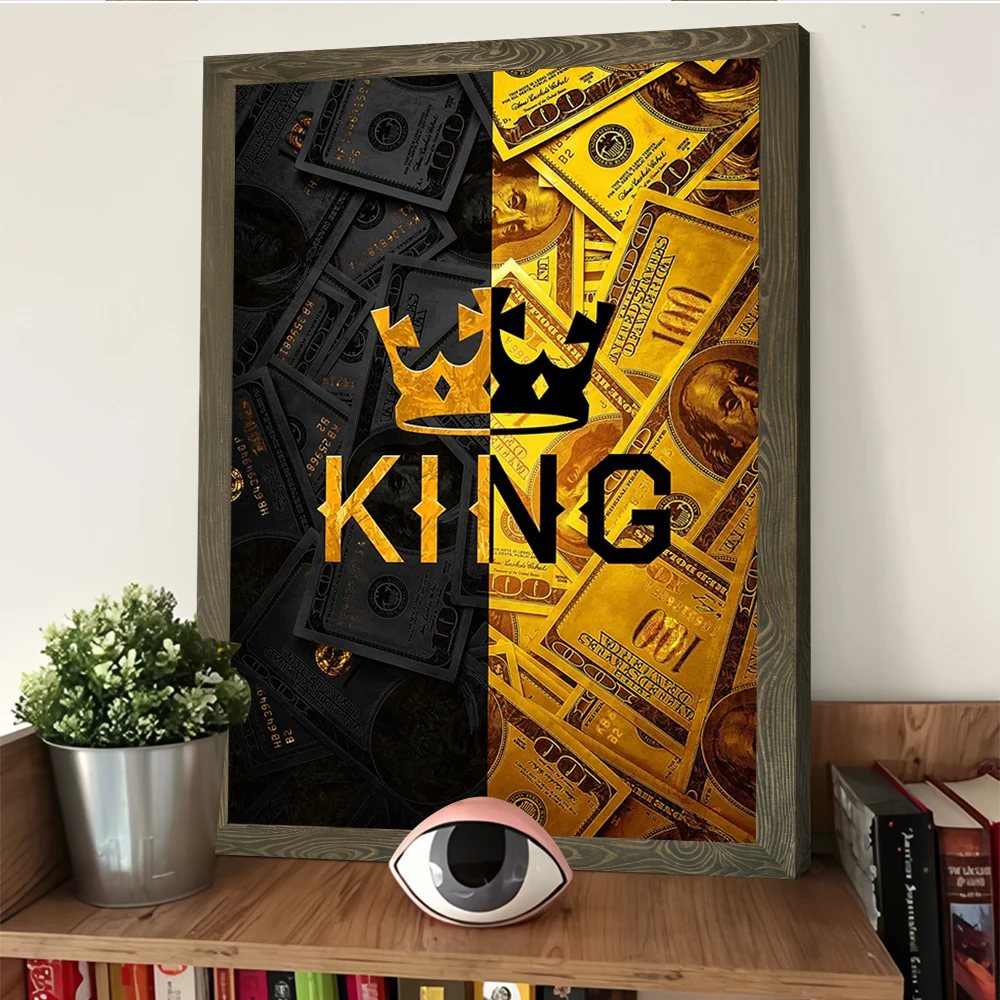 الملك المال المشارك تخصيص مطبوعة قماش اللوحة للصور جدار الفن غرفة المعيشة ديكورات الديكور الداخلي المنزل