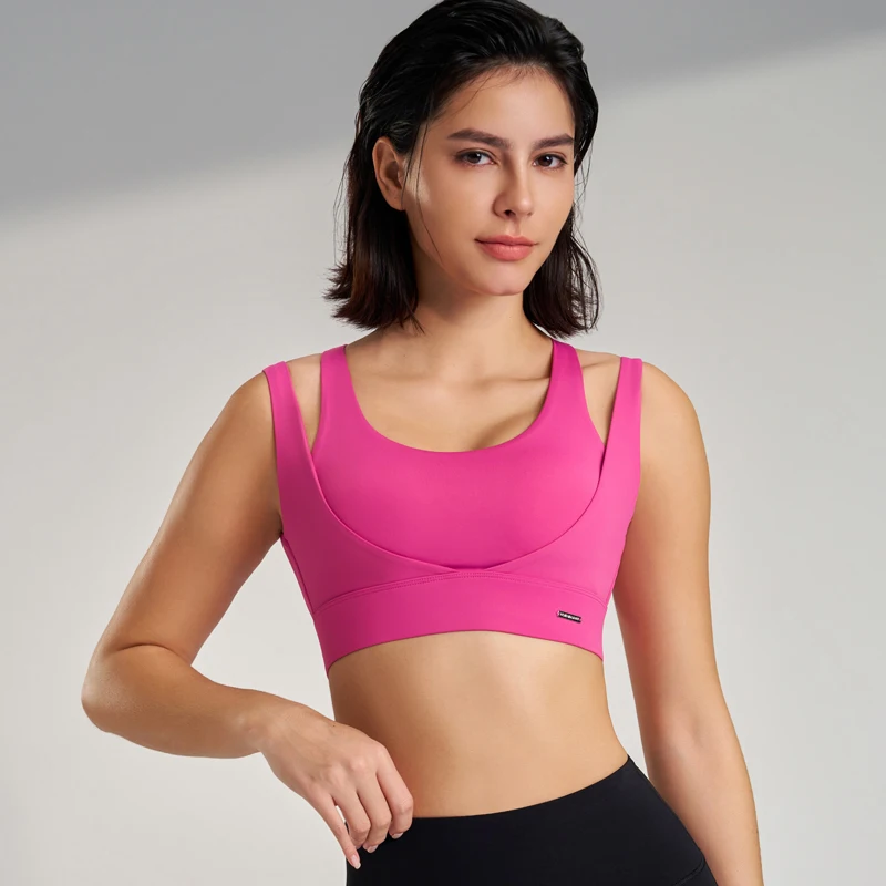 Sports Tops Women\'s Gym Sexy Underwear Sports Bra Tank Top Gathering Shockproof Women\'s Sports Underwear High Elasticity