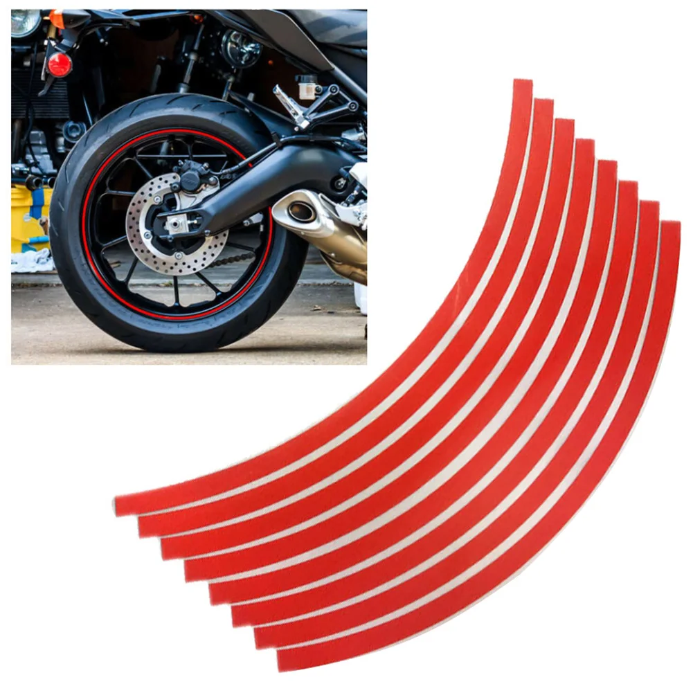 2023 Car Auto Wheel Rim tire Tape Sticker DIY for Kawasaki ZZR600 Z900 Z650 VERSYS 1000 VULCAN S 650cc Z750 Z750S