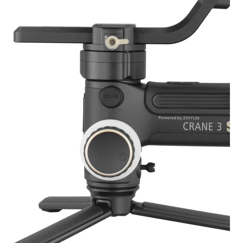 مثبت كاميرا ZHIYUN Crane 3S، Gimbal ثلاثي المحاور محمول لكاميرات DSLR وكاميرات الفيديو (مجموعة Pro)