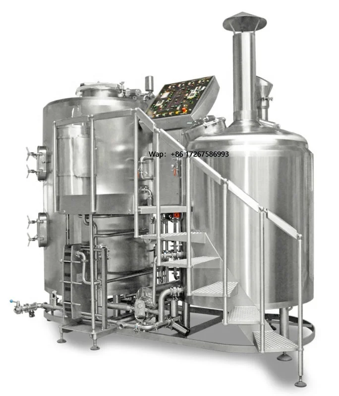 200L Mini Craft Beer Brewery Plant Equipment With 400L Fermenting Tanks