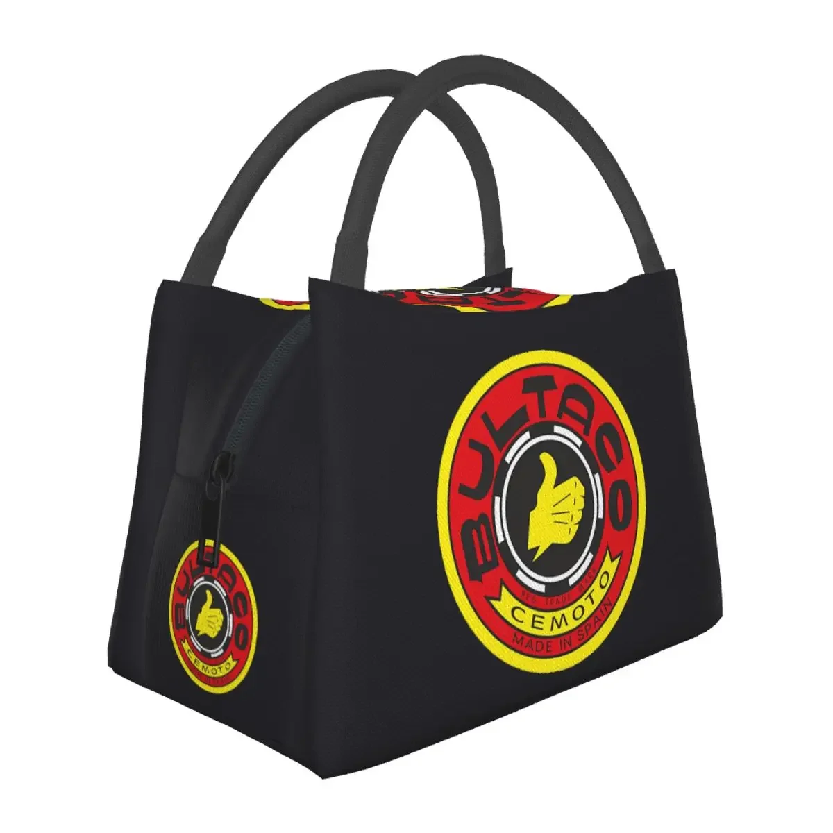 

Bultaco Motorcycles Lunch Bags Insulated Bento Box Resuable Lunch Tote Picnic Bags Cooler Thermal Bag for Woman Student School