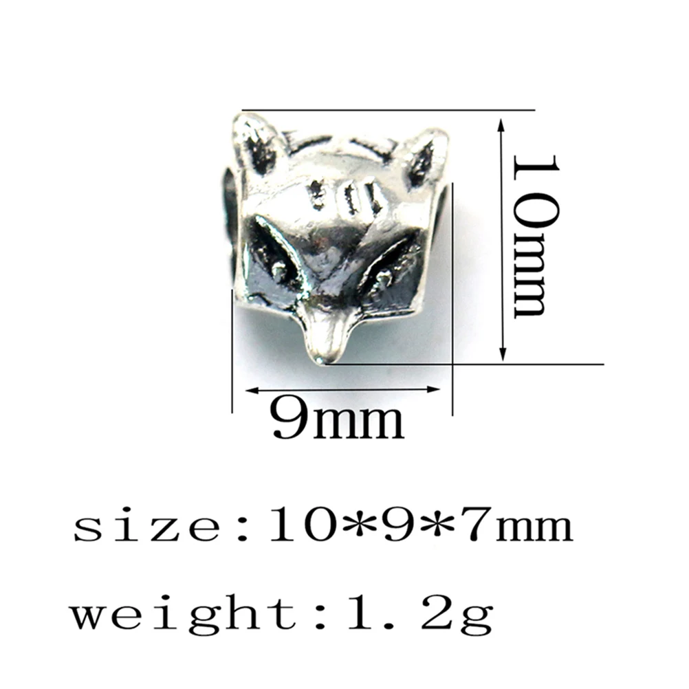 

30 Pcs Alloy Jewelry Making Charms DIY Pendant Accessories Fox Shape Craft Supplies Necklace Bracelet Earrings diy pendant