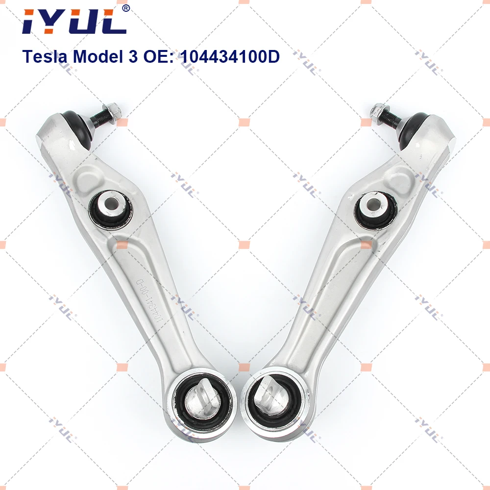 

A Pair Front Left Right Lower Suspension Control Arm Straight For Tesla Model 3 104434100D 1044341-00-D