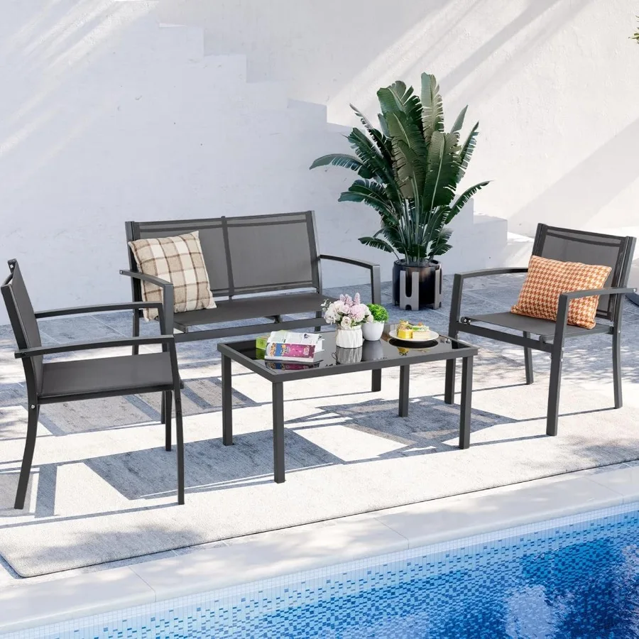 Outdoor 4 Pieces Pa… - image