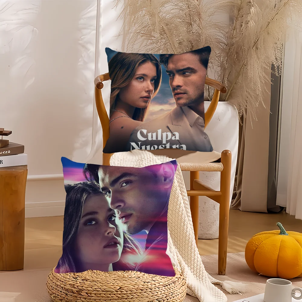 

TV Culpa nuestra Pillow Case Home Cushion Cover Suitable For Office Sofa Car Suitable For All Seasons