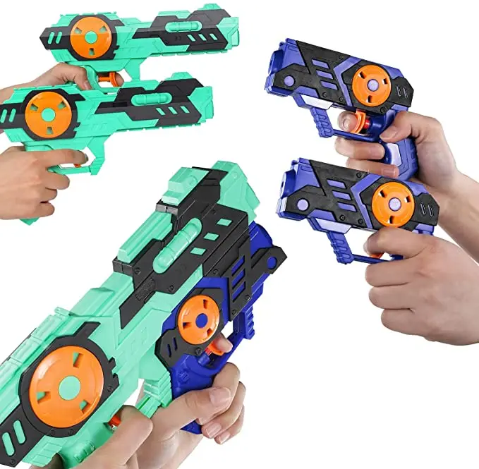 Mini pistola de agua eléctrica para niños, juguete de piscina de actividades al aire libre, regalo de lucha, Super Soaker Blaster Squirt Guns, 2 en 1, Verano