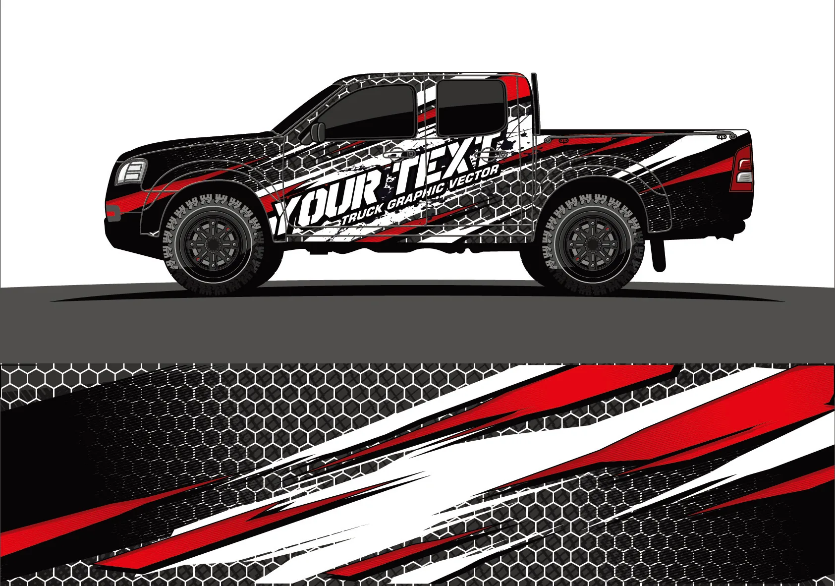 

Car Full Wrap Camouflage Printing Sticker Car Decal Decorative Cut Body Racing Graphic Decal Vinyl Wrap Modern Design Red Retro