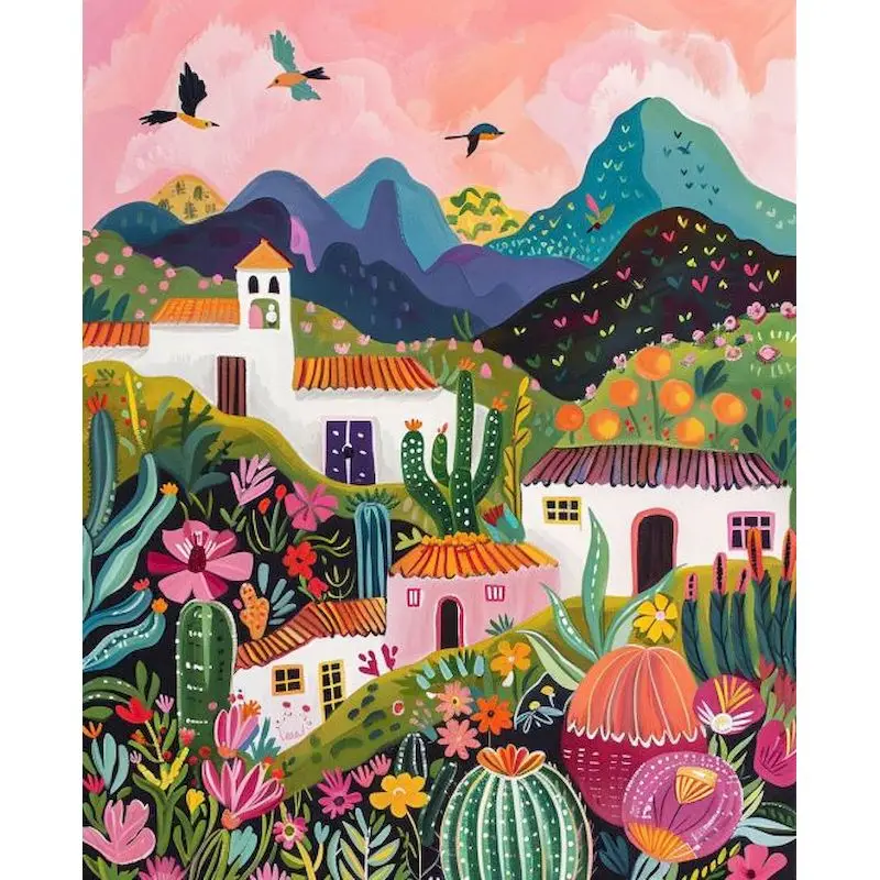 

CHENISTORY 5D Diamond Embroidery Landscape Cross Stitch Full Square Diamond Painting New Arrival Kits Home Decor