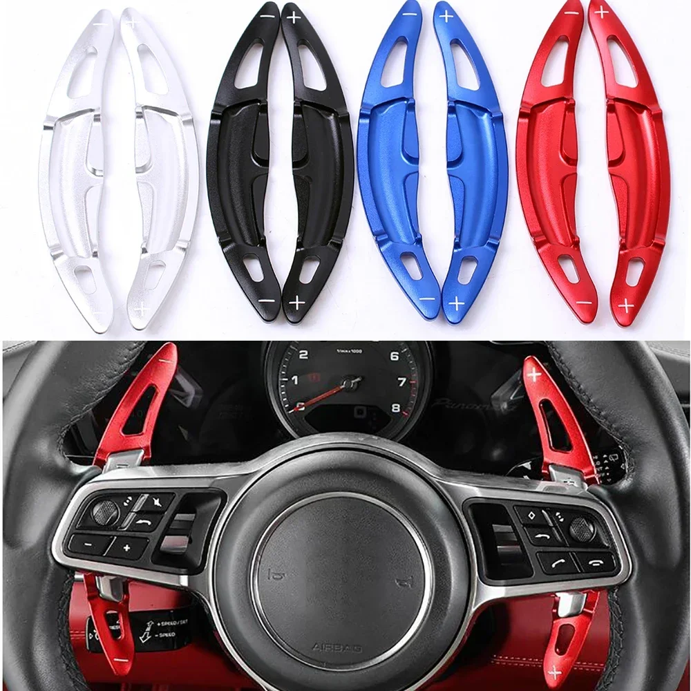 

Shift Paddle For Porsche Panamera Macan Cayenne Carrera 991 Car Steering Wheel Shift Paddle Shifter Extension 2pcs