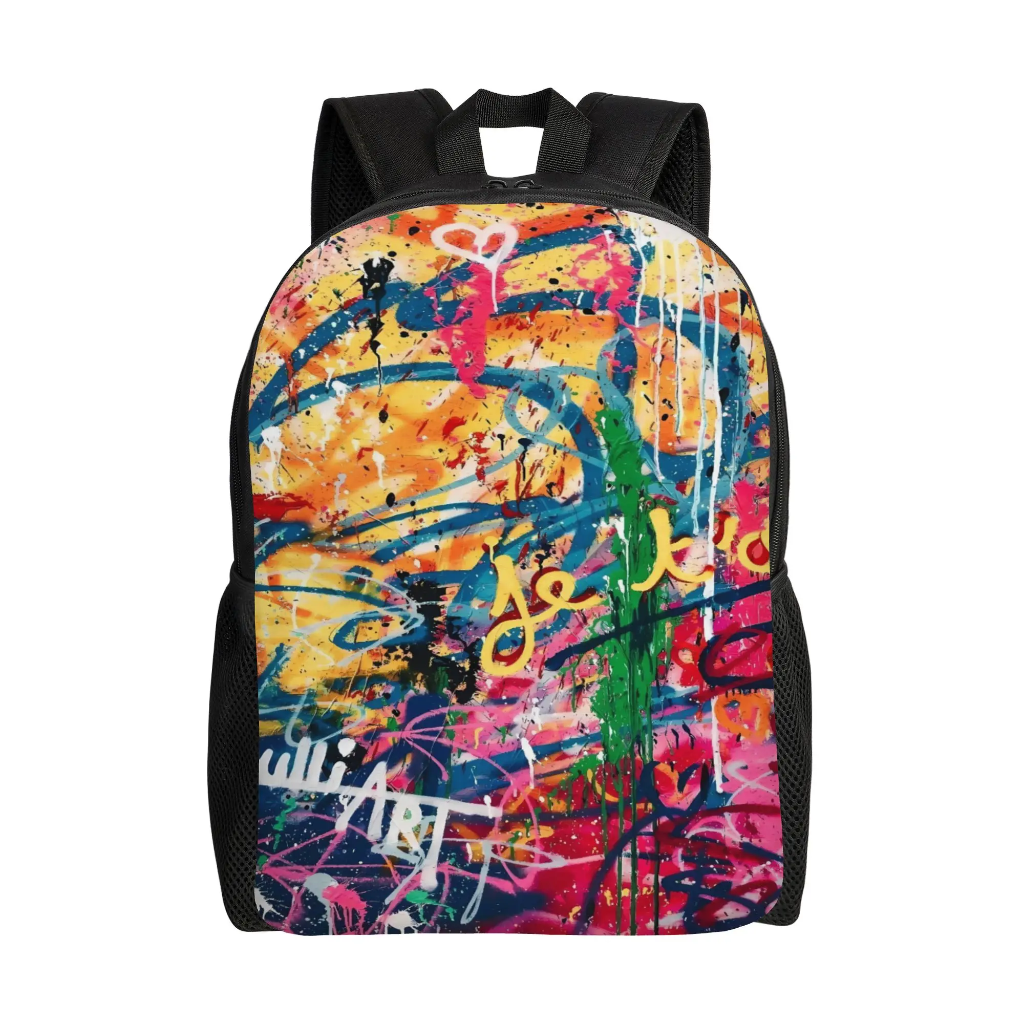 Graffiti Thin Sketch Anime Backpack  Trekking Backpacks Teen Custom Pattern School Bags Fashion Rucksack