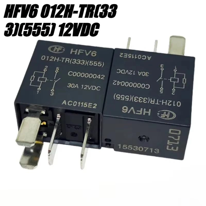 （Brand New Original）1pcs/lot 100% original genuine relay:HFV6 012H-TR(333)(555) 12VDC 30A 4pins 15530713 Automotive relay