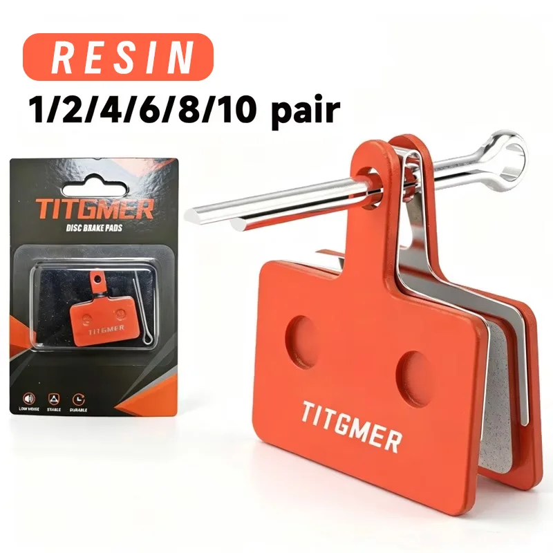 TITGMER Harz-Bremsbeläge für Shimano MT200 m315 m365 m375 m395 m445 TEKTRO MTB Rennrad hydraulische Scheibenbremsbeläge aus Harz