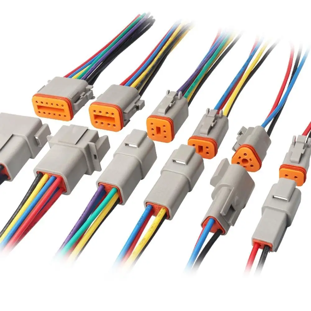 

Automotive Waterproof Electrical Connector, Male & Female Wire Harness, Auto Electrical Connectors For Car, Truck, Motorcycle