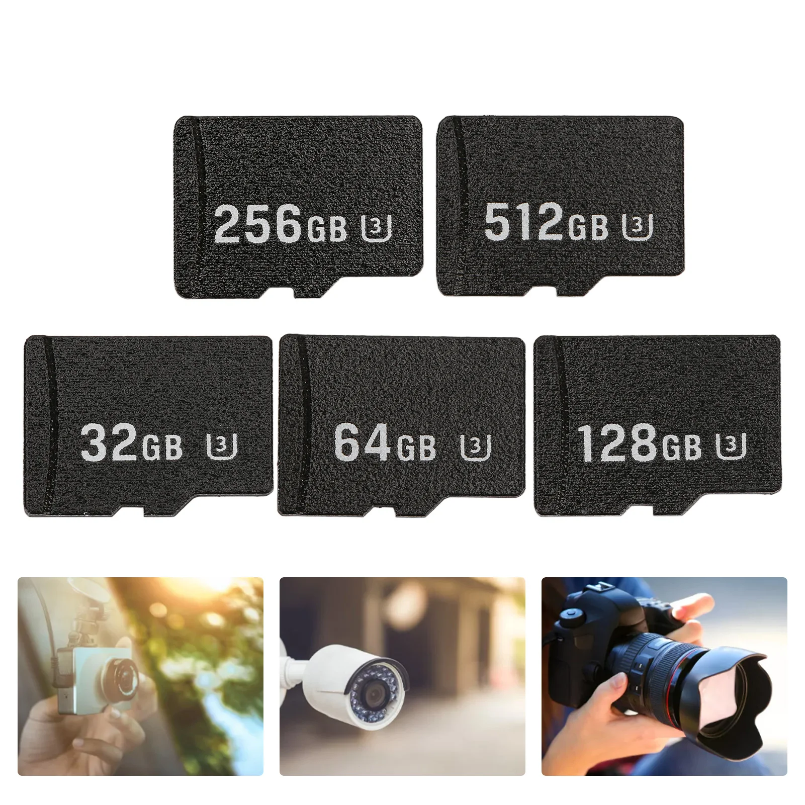Mini Portable High Speed TF Memory Card 30MB/S Write 80MB/S Read for Car Cameras Easy to Use Small Size