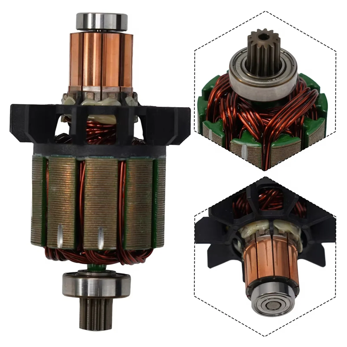 619287-9/619263-3 Armature Rotor Motor Spare Parts for DHP456 BHP456 DDF456 DF456D DDF456Z Power Tool Accessories