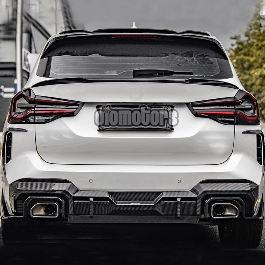 

Oiomotors SQ Style Dry Carbon Fibre Rear Diffuser Spoiler for BMW G01 G08 LCI X3