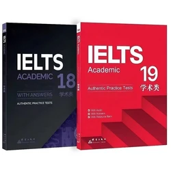 1 book English Ielts 17/18/19 Academic Speaking Listening Reading Writing Study Book Workbook Authentic Practice Tests