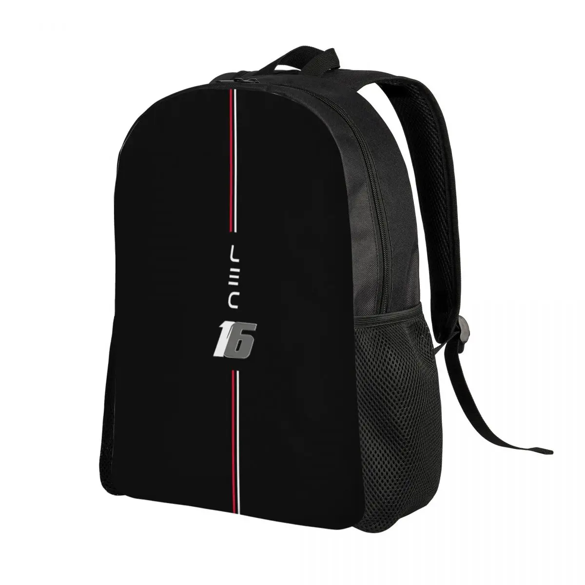 Custom LEC16 Racing Driver Star Travel Backpack Women Men School Computer Bookbag Motorsports College Student Daypack Bags