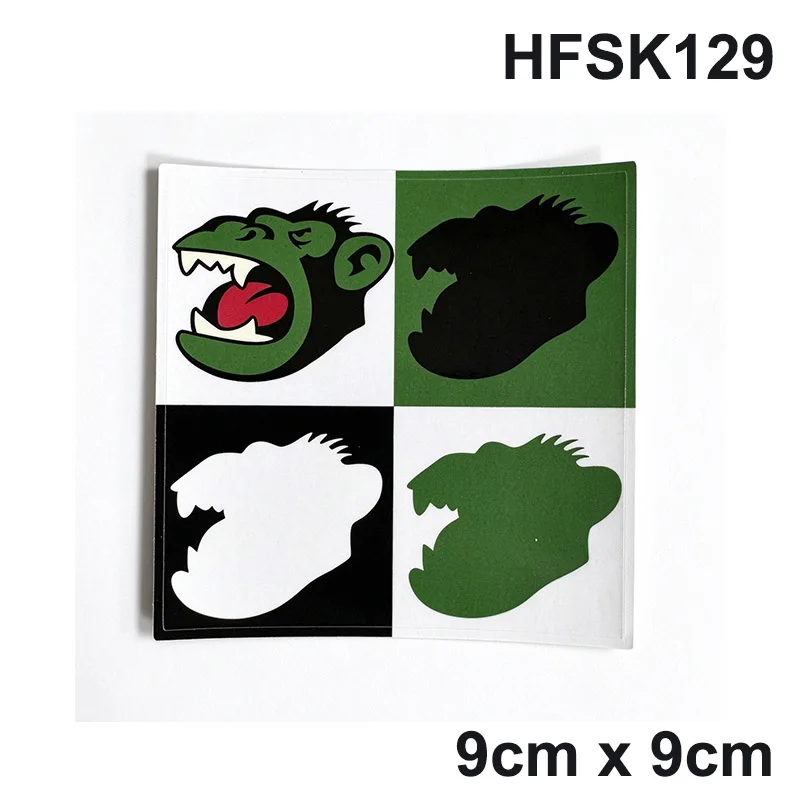 19 Type Sticers Maccabi 1913 Green Apes On Tour Monkey MHFC Haifa Stikers for Bag Cup Wall Fridge Group 14