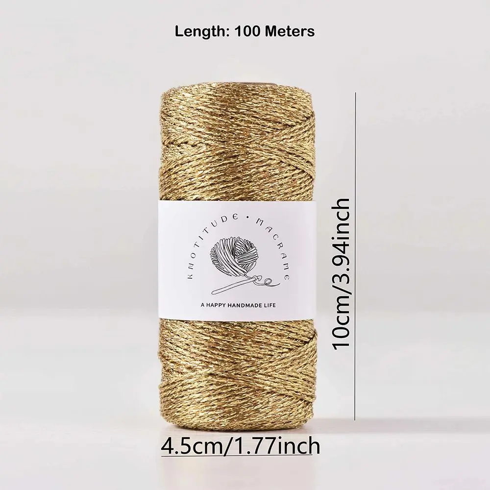 1 مللي متر غزل معدني الحياكة الكروشيه 100 متر سلك منسوج يدويًا لتقوم بها بنفسك اليدوية متعدد الألوان هدية التفاف حبل الخياطة اكسسوارات