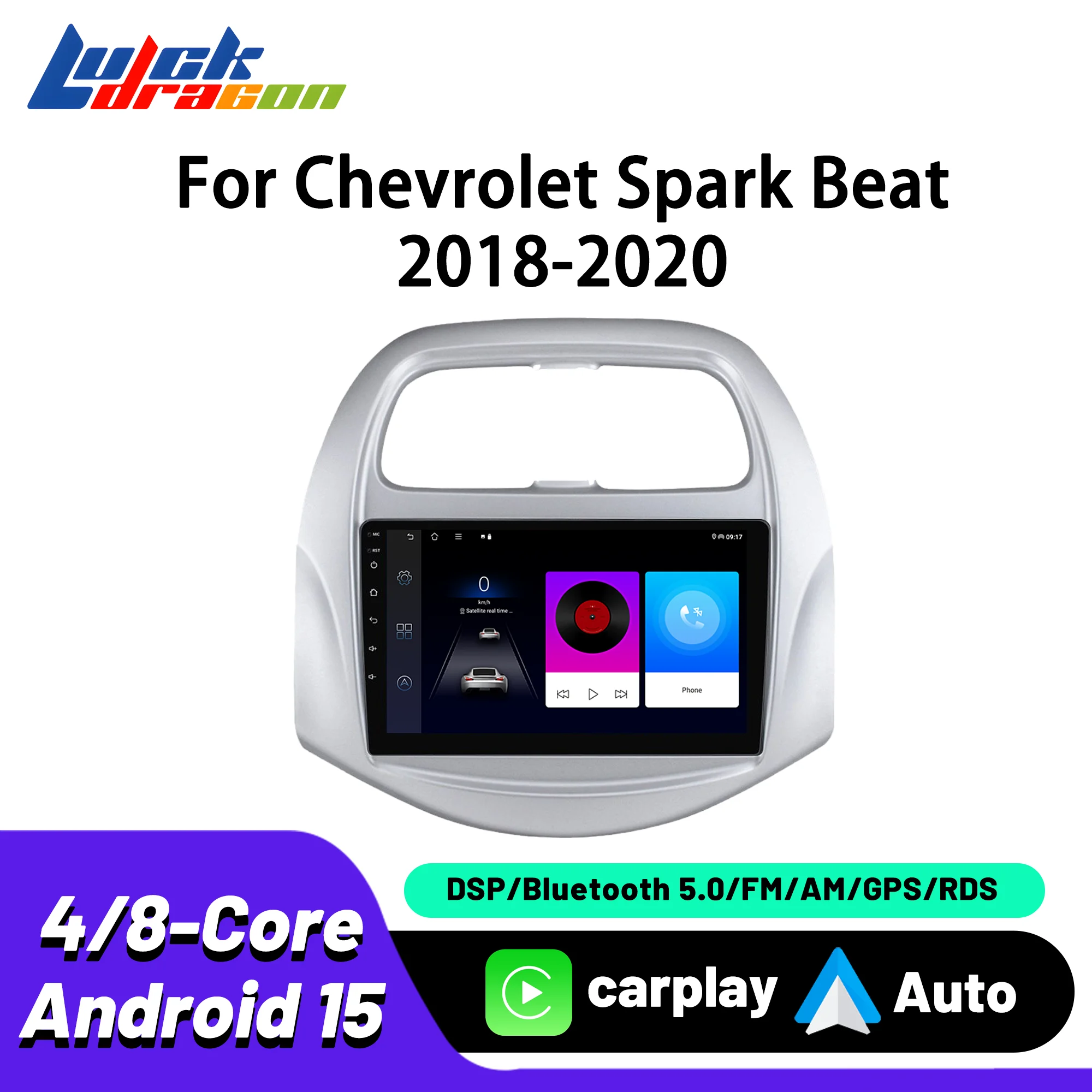 

Multimedia Stereo Car DVD BT Player For Chevrolet Spark Beat 2018 - 2020 Navi GPS Radio 4G WIFI Carplay 2Din DVD Autoradio FM BT
